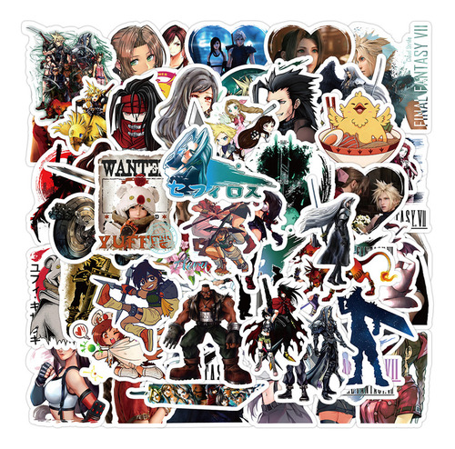 Pegatinas Para Juegos De Anime Final Fantasy, 10/30/60 Unida