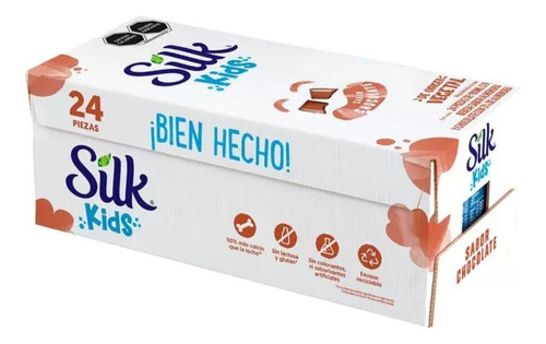 Silk Bebida De Almendra Sabor Chocolate 24 Pzas De 190 Ml