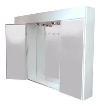 Comprar Botiquin Espejo Triptico Laqueado 2 Modulos Luz 80x58 Oferta