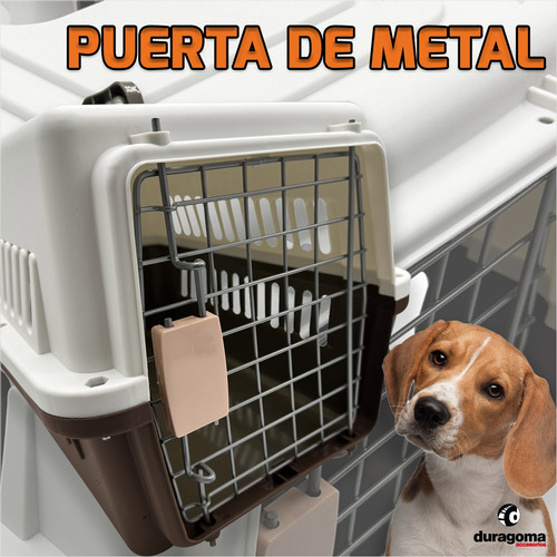 Imagen 3 de 6 de Maleta Transportadora Rigida Canil Mascotas Perro Gato