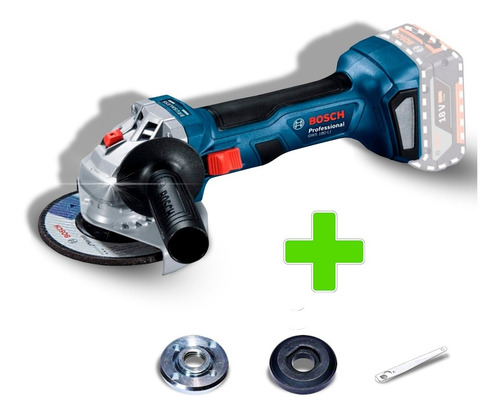 Imagen 1 de 8 de Amoladora Inalambrica 18v Brushless 11000rpm 125mm Bosch