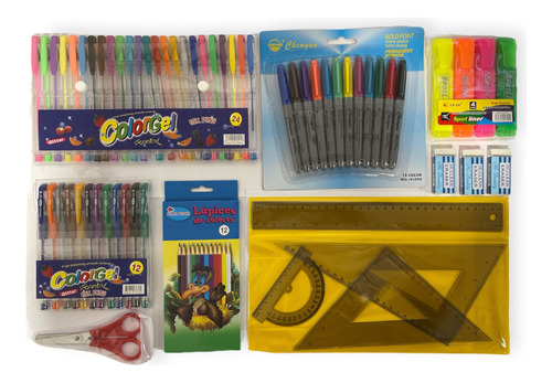 Pack De Útiles Escolares Económico 10 Pcs