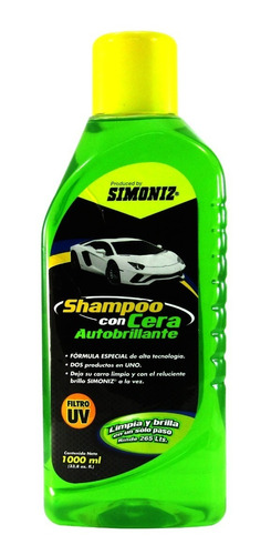 Shampoo Con Cera Autobrillo Moto/auto 1 Litro Simoniz