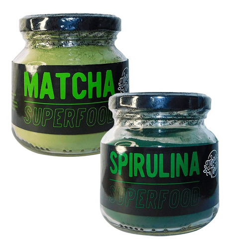 Matcha Té Verde Puro + Spirulina Terra Verde 100 Gramos