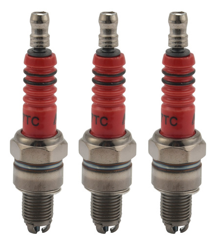 3 Unidades A7tc, Triple Electrodo Para Gy6 50 Cc 70 Cc 90 Cc