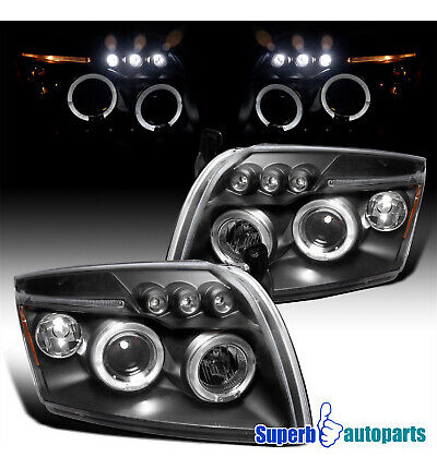 Fits 2007-2012 Dodge Caliber Halo Projector Headlights L Zzj