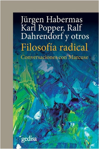 Filosofia Radical Conversaciones Con Herbert Marcuse (libro)