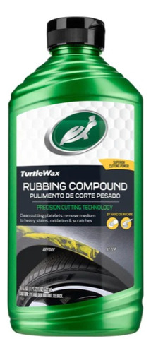 Turtlewax Rubbing Compound Pulimento De Corte Pesado 532 Ml
