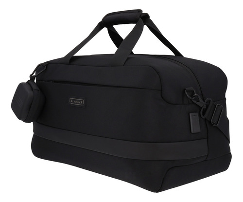 Bolso Deportivo Gym Bag Deprotes Metro Duffle Color Negro Lisa