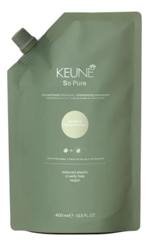 Shampoo So Pure Clarify Refil Keune 400ml