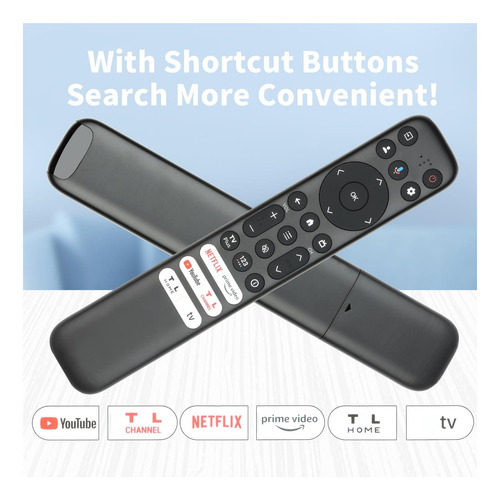 Control Remoto De Voz Rc813 Compatible Con Tcl Android Smart
