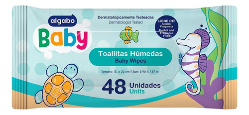 Baby Toallitas Húmedas 48u Algabo