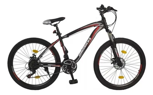 Bicicleta Mavericks Mountain Bike R26 Verde 21 Vel. Suspenci