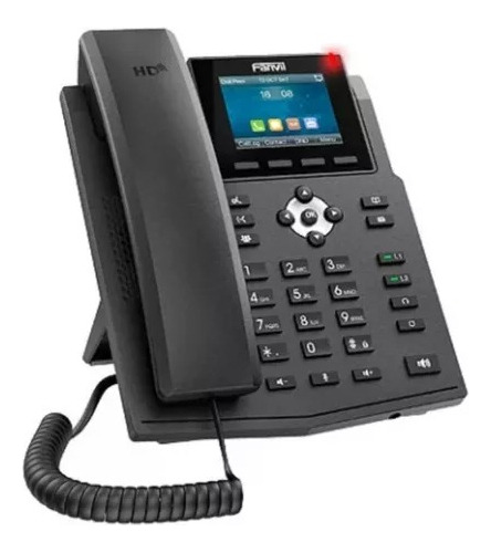 Teléfono Gigabit Ip de 4 líneas para empresas (PoE) Fanvil X3sg