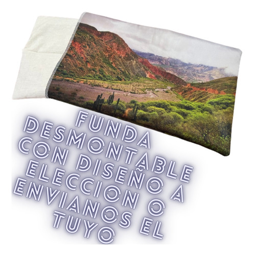 Almohadilla Multiuso Lino/lavanda Frio/calor + Funda Regalo