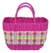 Comprar Negro Tentacion Colorido Tela Cesta Compra Bolsa Ducha Rosa