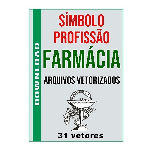 Simbolo Profissão Farmácia - 30 Vetores Corel Draw Editaveis