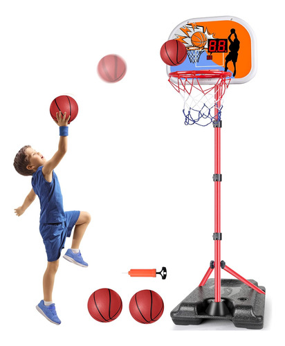 Aro De Baloncesto Para Niños Con Marcador Electrónico De Alt