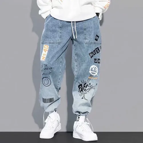 Cal a Cargo De Jean Masculina Hip Hop