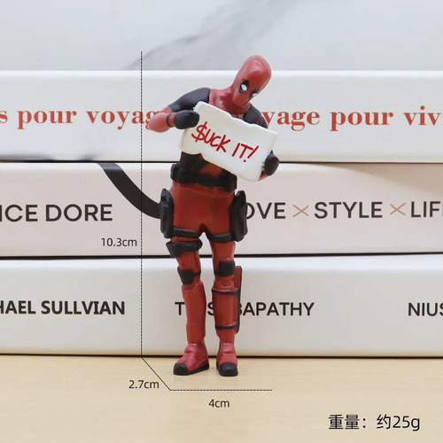Decoración De Escritorio De X-man Deadpool, 3 Unidades Al Az