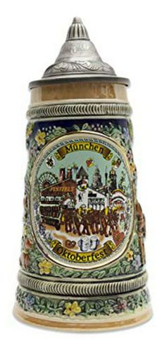 Jarra De Cerveza Con Tapa Oktoberfest Beer Stein De E.h.g. |