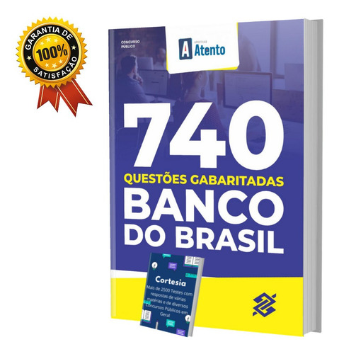 Imagem 1 de 6 de Apostila De Testes Banco Do Brasil - Questões Gabaritadas