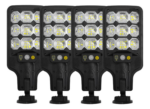 Luz De Calle Solar Con Sensor Pir, Control Remoto, Ip65
