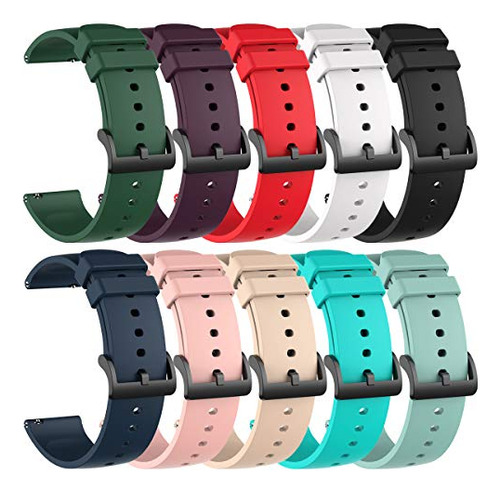 10 Mallas Para Reloj Amazfit Gts2/ Gts 3/gts 2e/gts 2 Mini 