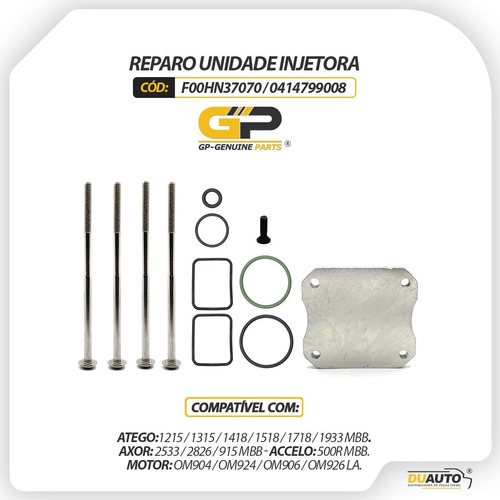 Reparo Unidade Injetora Atego Axor Accelo Mbb - F00hn37070