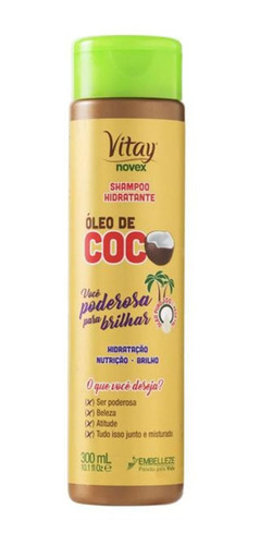 Vitay Novex Shampoo Sin Sal Oleo De Coco 300ml