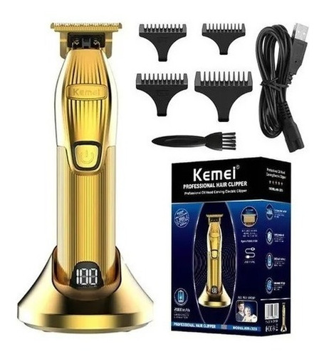 Recortadora Kemei KM-I32s dorada 100V/240V