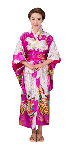 Vestidos Mujer Impresión Kimono Tradicional Japonesa 6413