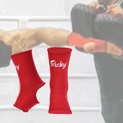 , B Muay Thai-tobilleras De Soporte Para Kickboxing, Rojo M
