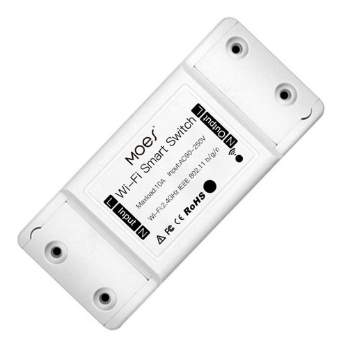 Interruptor Inteligente Wifi 433 Mhz Con Control Remoto Rf