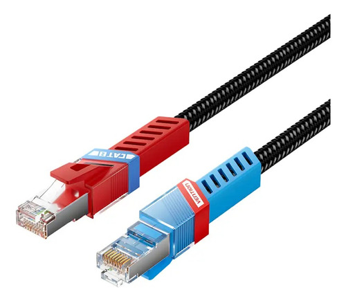 Cable De Red Gamer Cat8 Rj45 Patch Cord Sftp 0.5 M Vention 