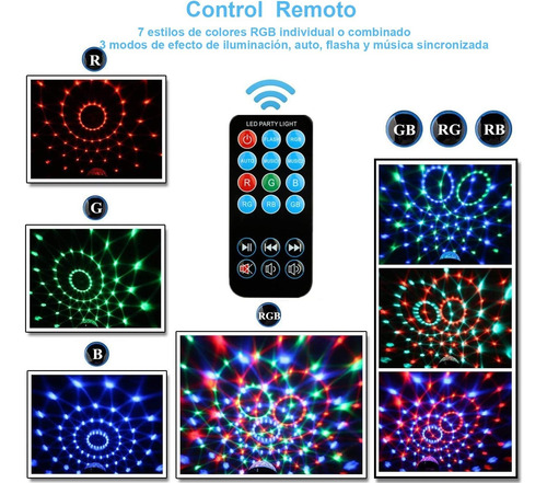 Luces Discoteca Mini Led Proyector Led Party Lights