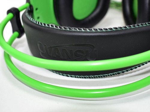 Imagen 6 de 10 de Auriculares Gamer Ovansu Osaug580 Verde Consolas Mic 3.5mm
