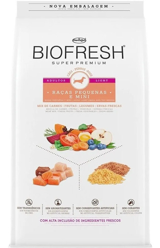 Biofresh Super Premium Perros Light Raza Peq/min 10,1 K