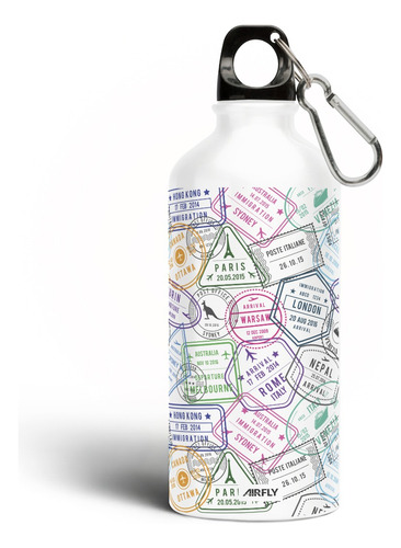 Botella De Aluminio (sin Bpa) 600 Ml - Stamp