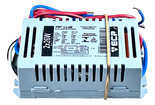 09 Un Reator Eletrônico 2x26w Bivolt Af Lux Ecp