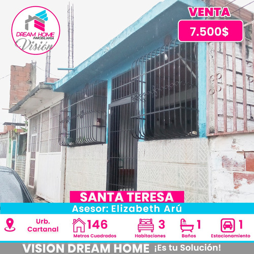 Venta De Casa En Cartanal Sector 7. Santa Teresa Del Tuy