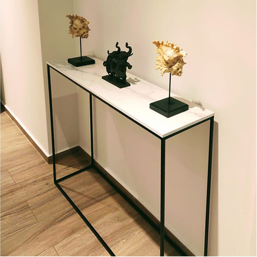 Imagen 8 de 10 de Dressoire Recibidor Entrada Simil Marmol + Mesa De Arrime