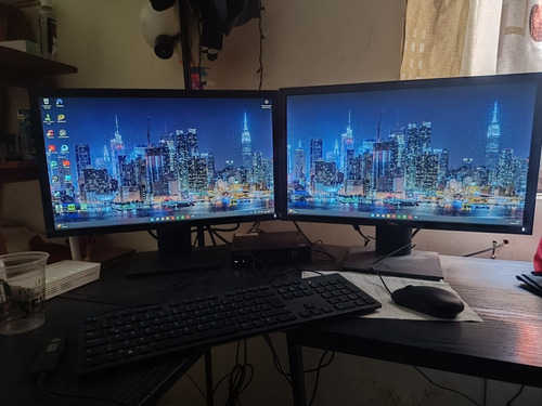 Dell Optiplex 3000 Computadora De Escritorio + 2 Monitores 