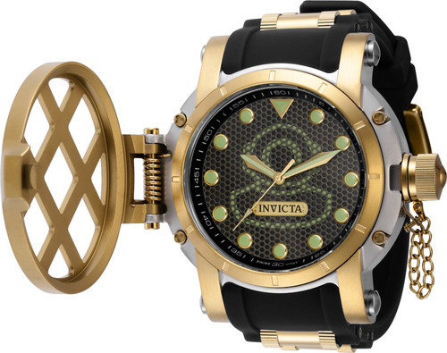 Relógio Masculino Invicta Pro Diver 37350 Cor da correia Preto Cor do bisel Preto/Dourado Cor do fundo Preto