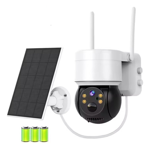 Camara Solar De Seguridad Wifi Exterior Hd 1080p 360 Icsee