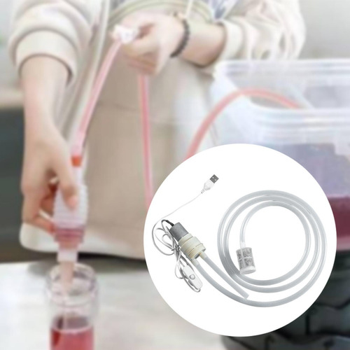 Bomba De Transferencia De Vinos Syphon Manguera De 1,5 M