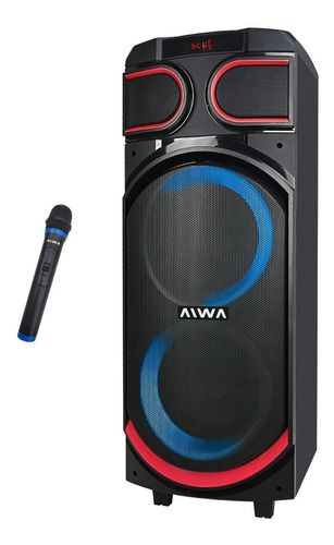 Torre De Sonido Aiwa Bluetooth - Aw-t2008-pb Color Negro
