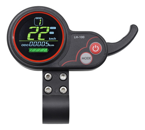 Acelerador De Salpicadero Con Pantalla Lcd Lh100, 24 V-60 V,