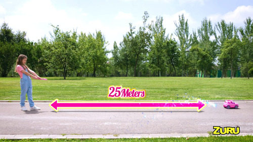 Coche Controlado Por Radio Sparkle Girlz Pink De Zuru Para N