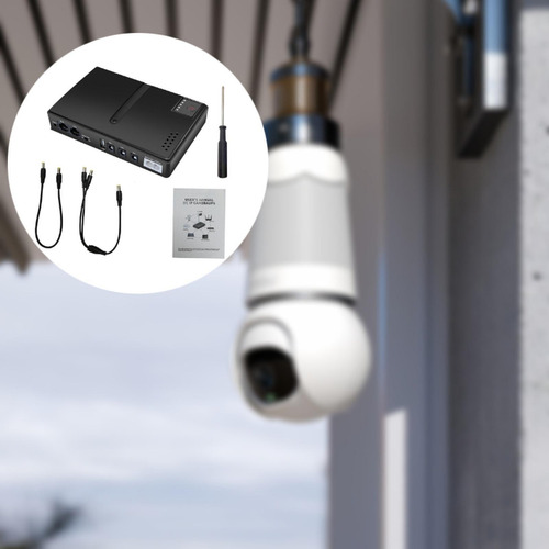 Mini Ups Batería Respaldo De Respaldo Adaptador De